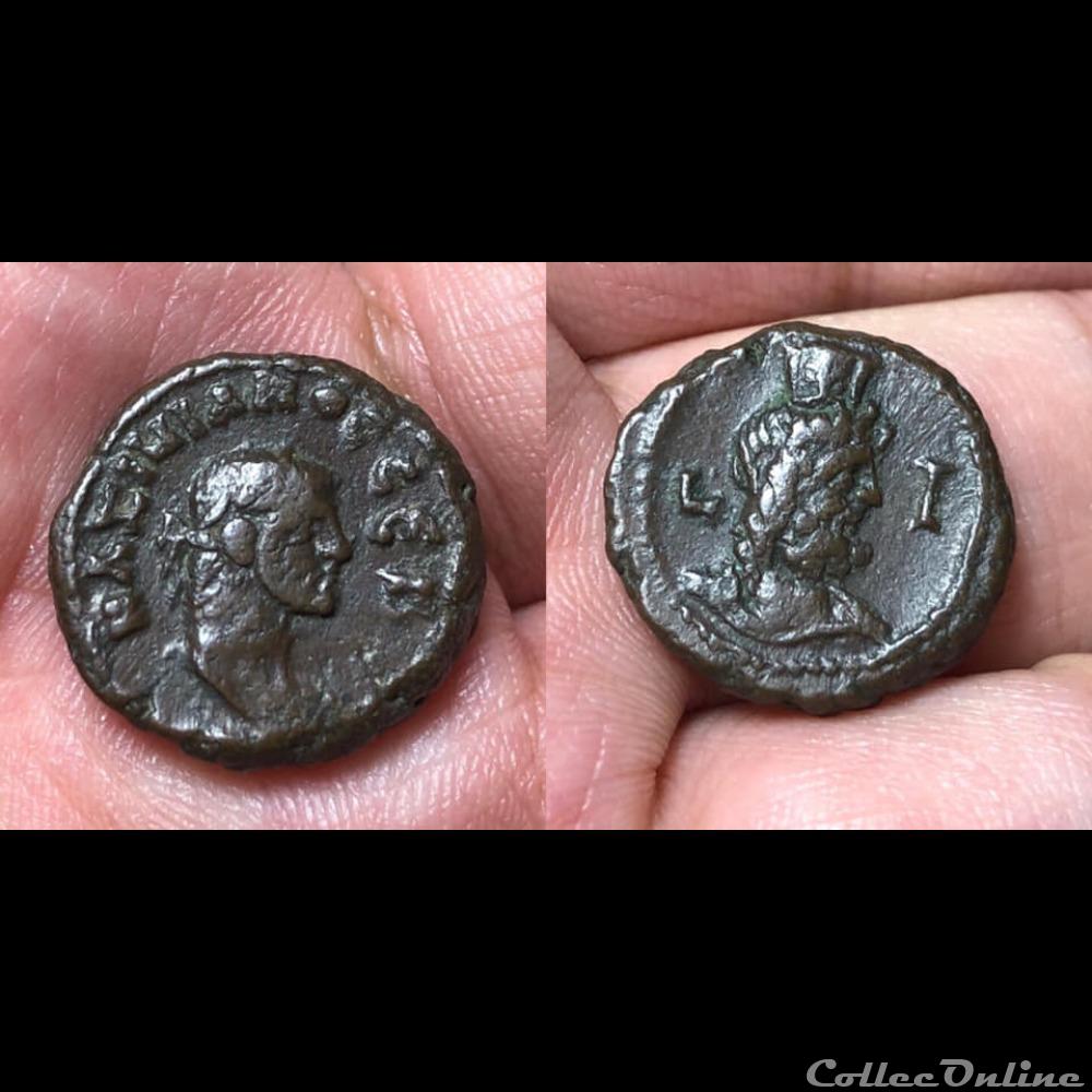 EGYPT, Alexandria. Maximianus coin ancient roman provincial egypt alexandria maximianus