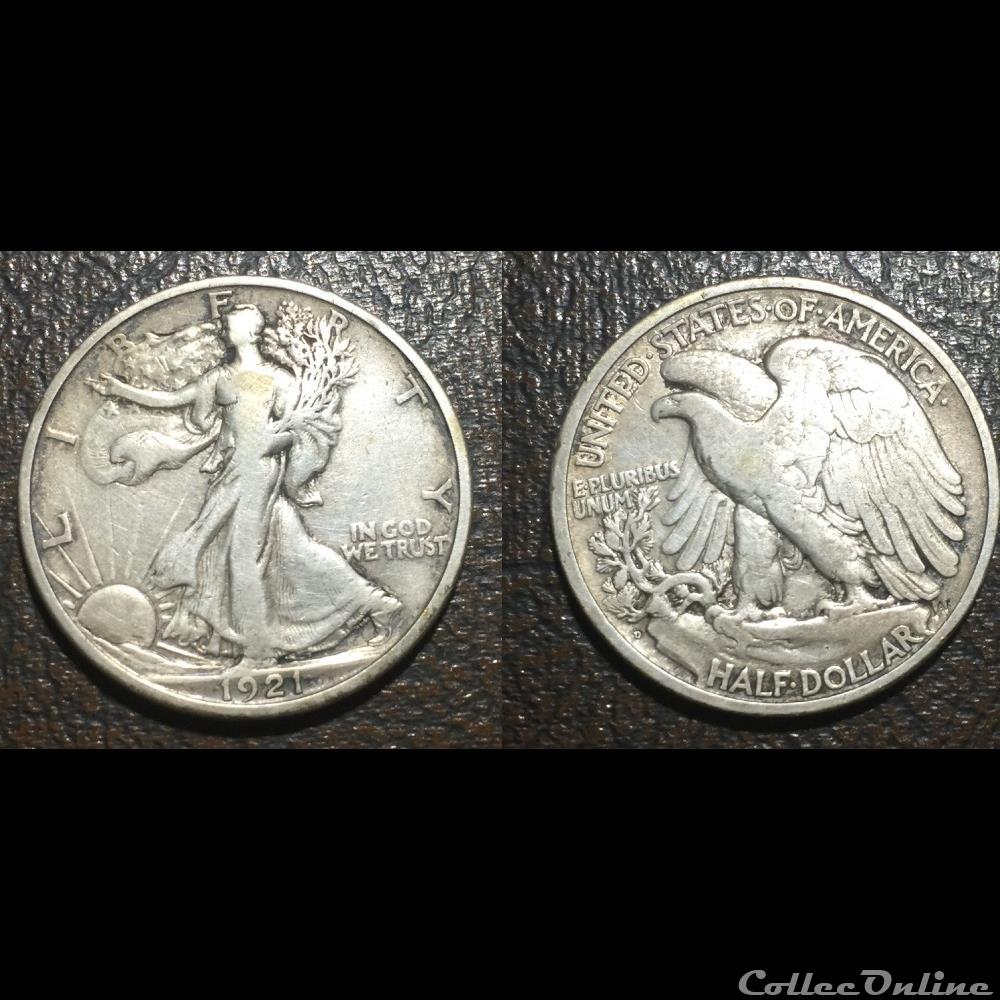 1921D Walking Half Dollar coins world united states 1921d walking half dollar