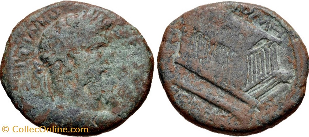 SYRIA, Coele-Syria. Heliopolis. Divus Septimius Severus coins antique b to roman provincial syria coele syria heliopolis divus septimius severus