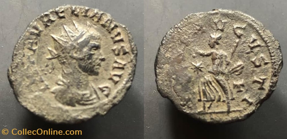 Aurelianus coins antique b c to roman republican imperial aurelianus