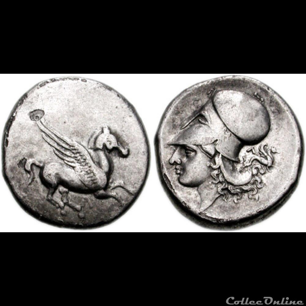 Leukas coin ancient greek leukas
