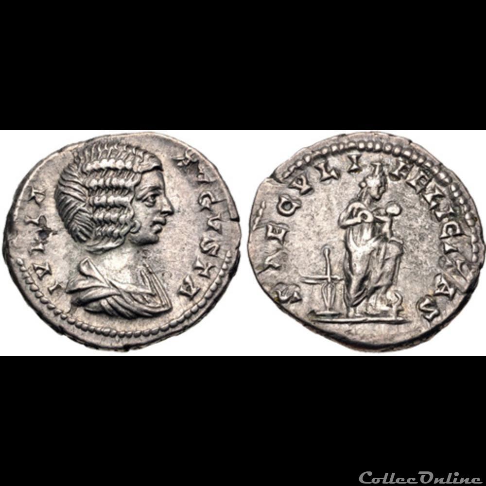 Julia Domna coin ancient roman julia domna
