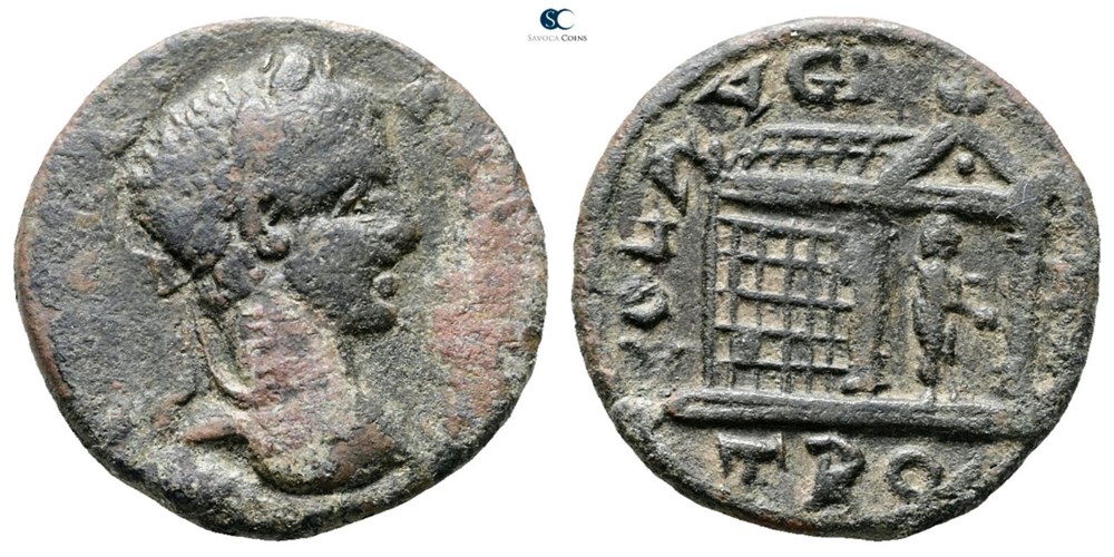 Troas. Alexandreia. Severus Alexander coins ancient to romans provincial troas alexandreia severus alexander