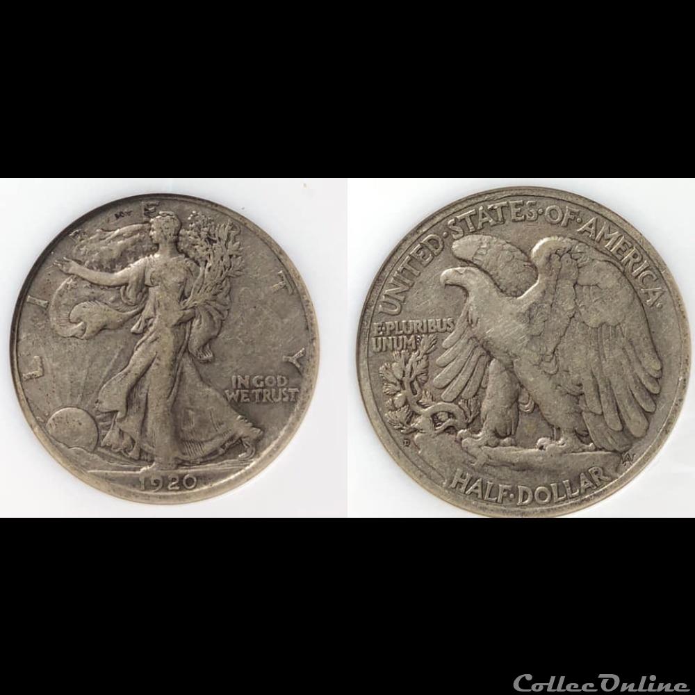 1920D Walking Liberty coins world united states 1920d walking liberty
