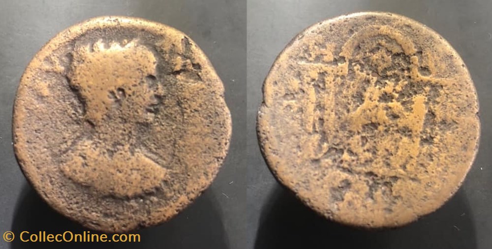 coins antique b roman provincial syria decapolis capitolias caracalla