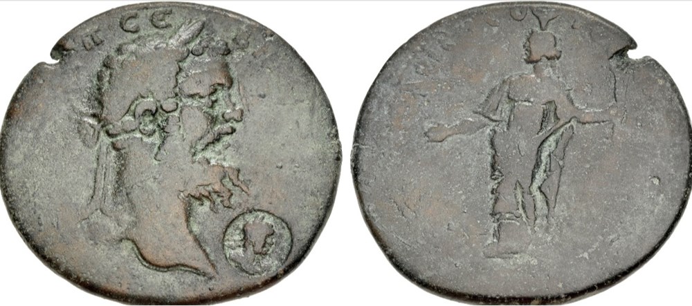 Caria, Stratonicaea. Septimius Severus coins ancient romans provincial caria stratonicaea septimius severus