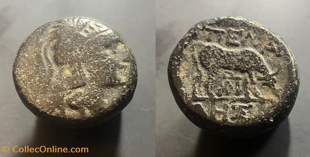 unknown coins antique b c to a greek unknown