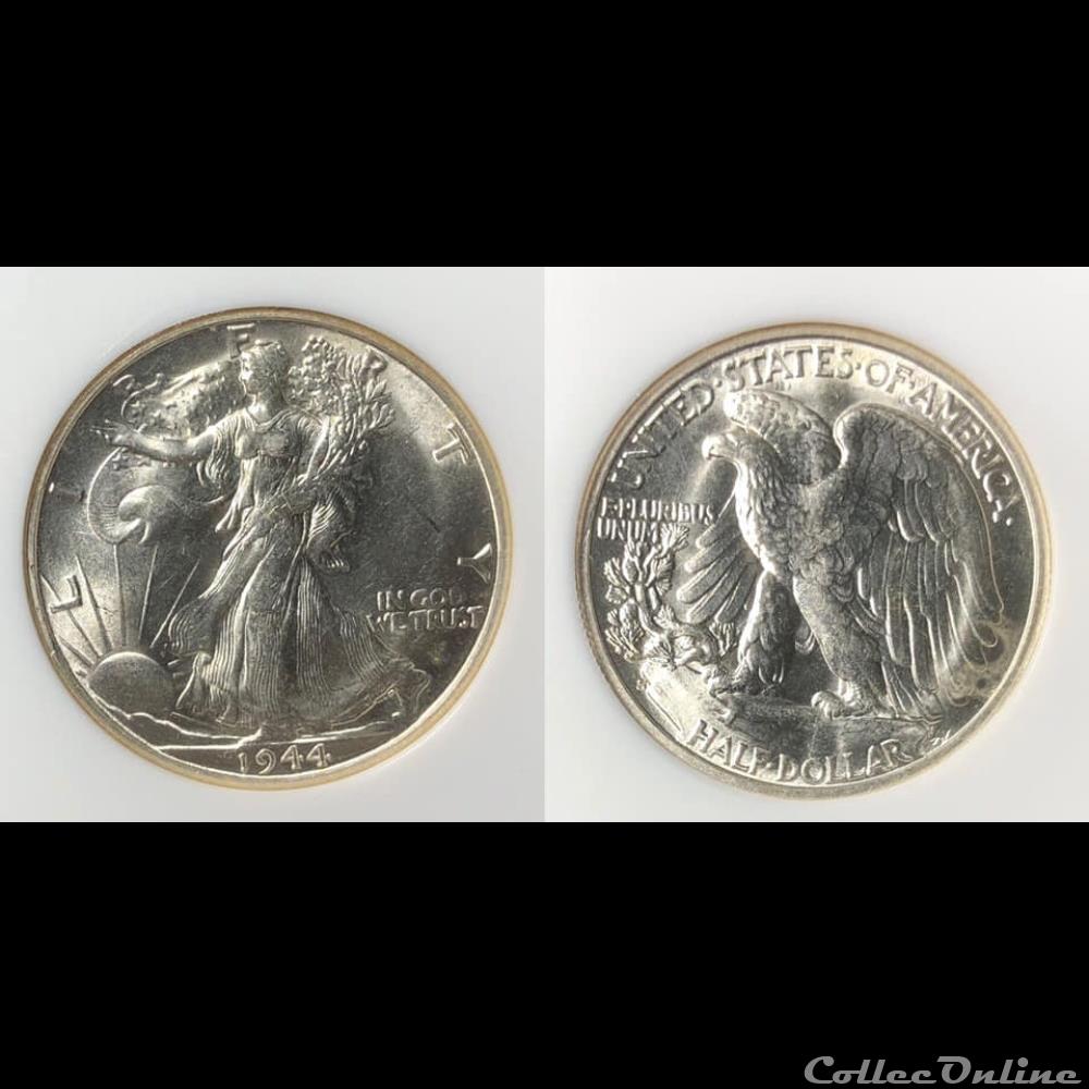 1944S Walking Liberty coin world united state 1944s walking liberty