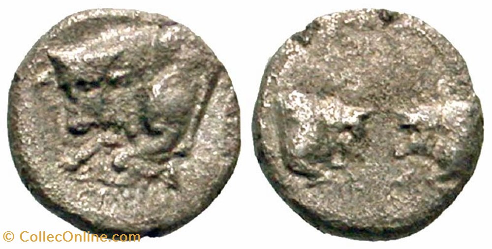 Caria, Uncertain mint coins antique b to greek caria uncertain mint