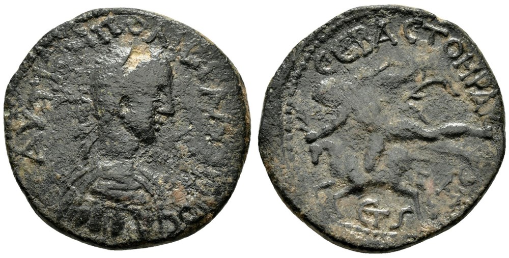 coins ancient romans provincial pontus heracleopolis as sebastopolis gallienus