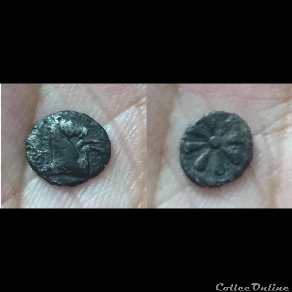 coin ancient greek aeolis kyme