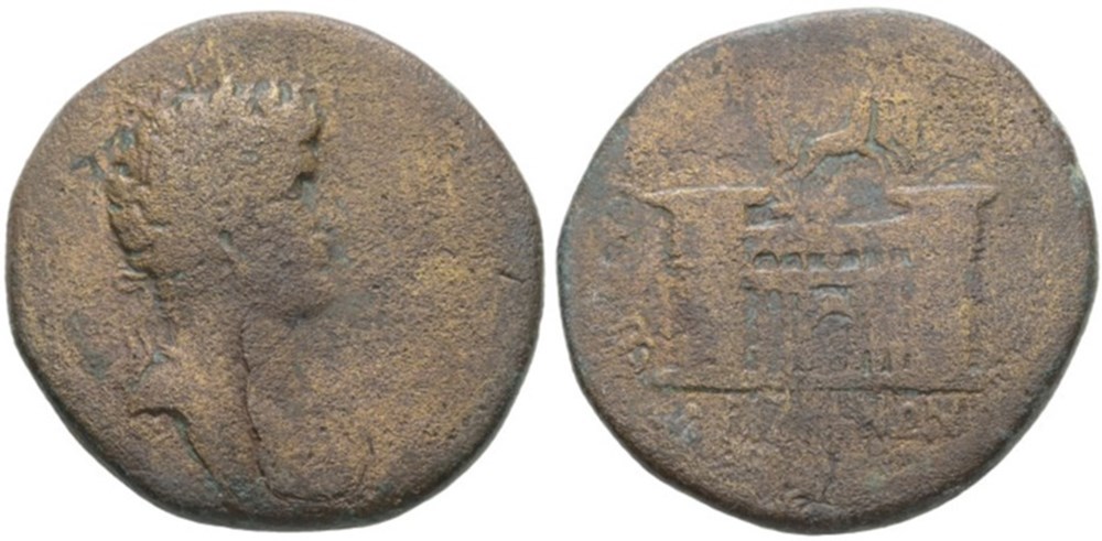 coins ancient romans provincial thrace bizya antoninus pius