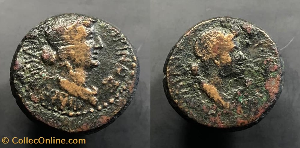 coins antique b c to roman provincial 012 julia and livia