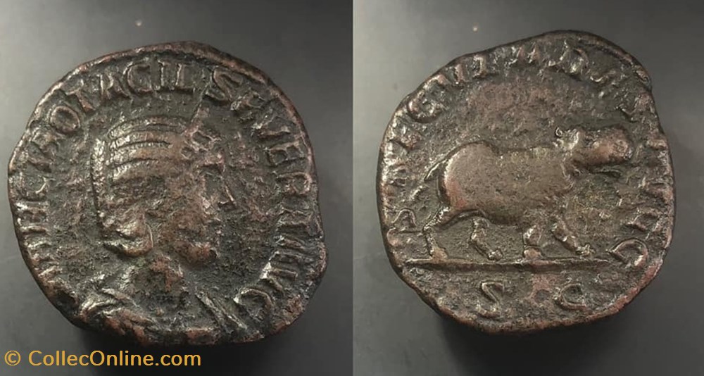 Otacilia Severa. coins antique b to roman republican imperial otacilia severa
