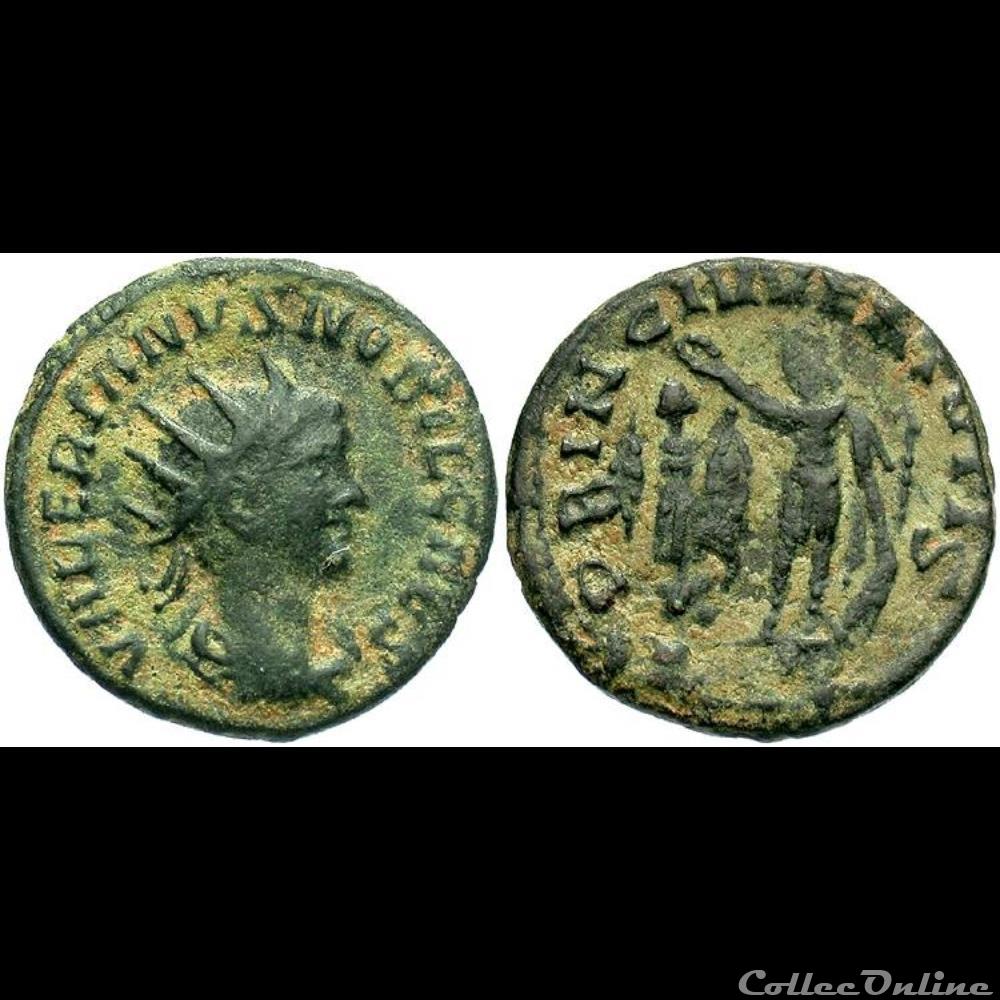 102. Valerian II coin ancient roman 102 valerian ii