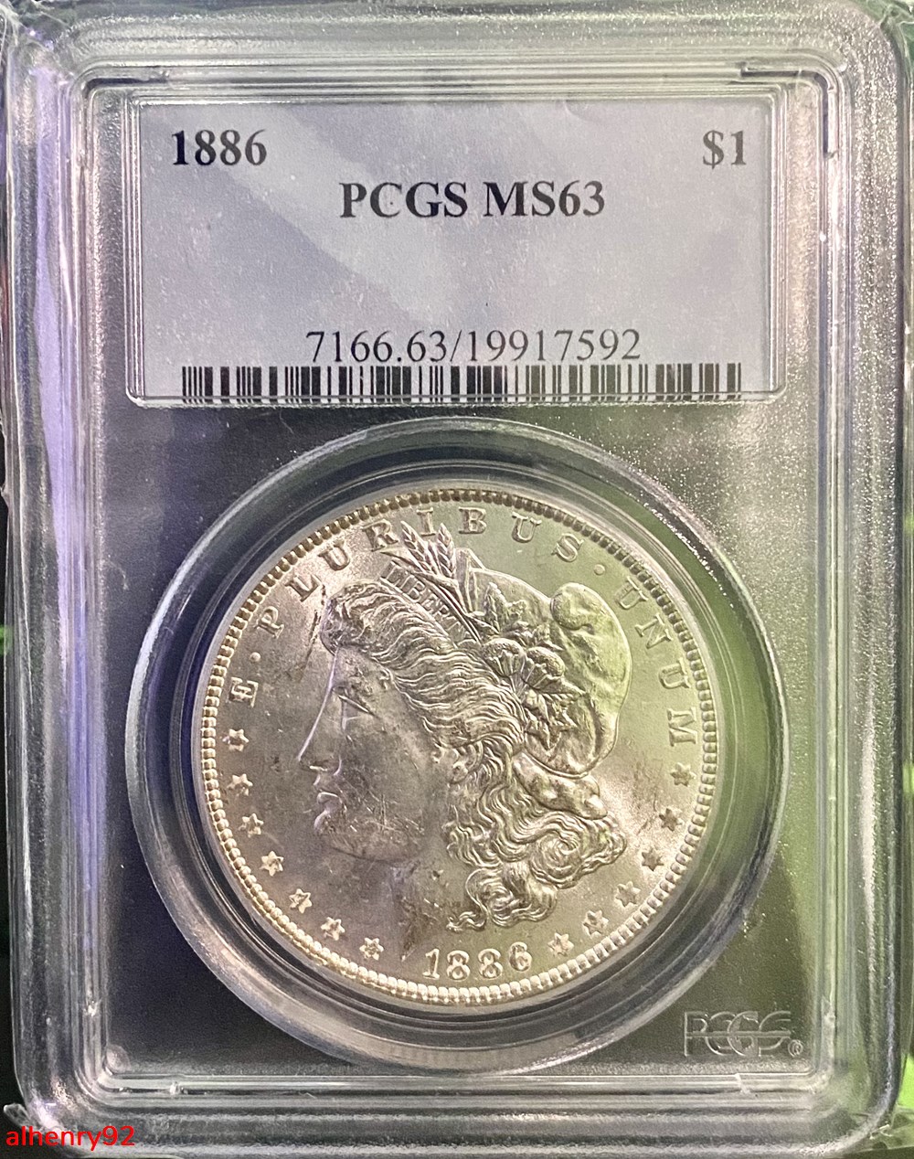 1886 Morgan Silver Dollar - Obverse coins 33