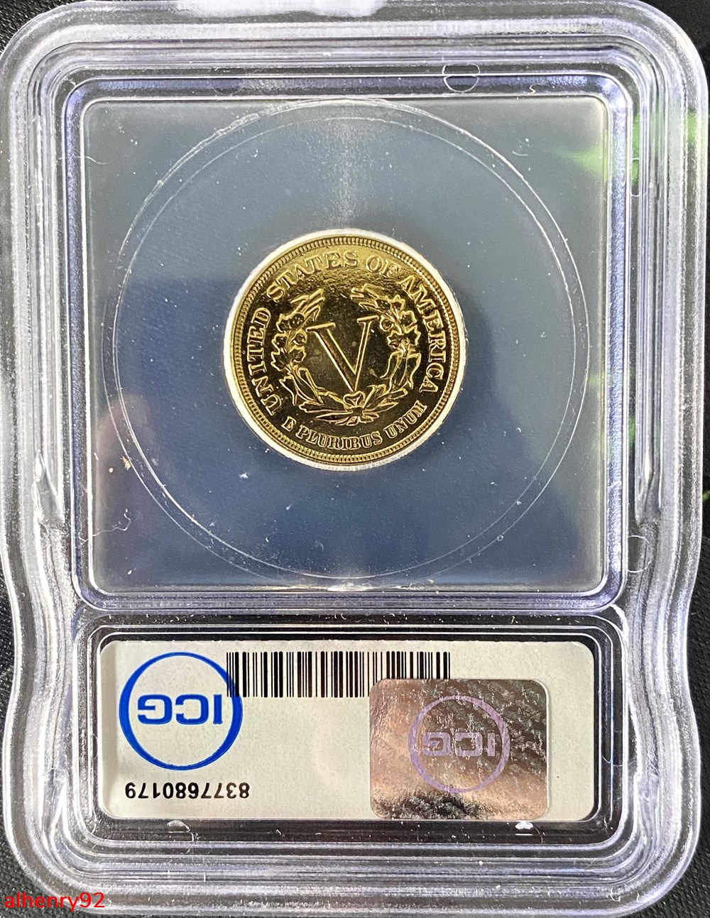 1883 Racketeer Nickel -Reverse coins 79