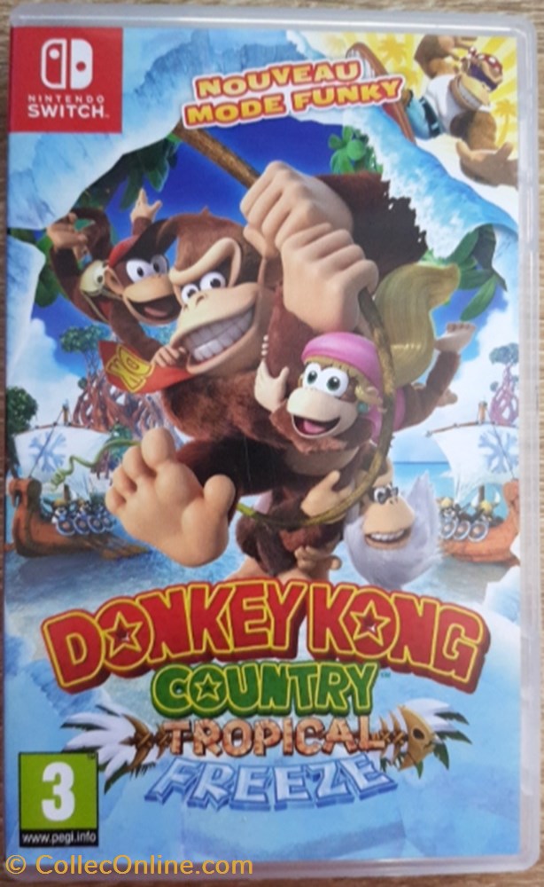 Jeu vidéo - Switch - Donkey Kong Country: Tropical Freeze jeux console jeu video switch donkey kong country tropical freeze