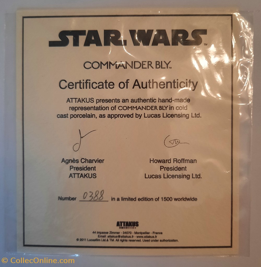 Commander Bly figurines cinema star wars commander bly
