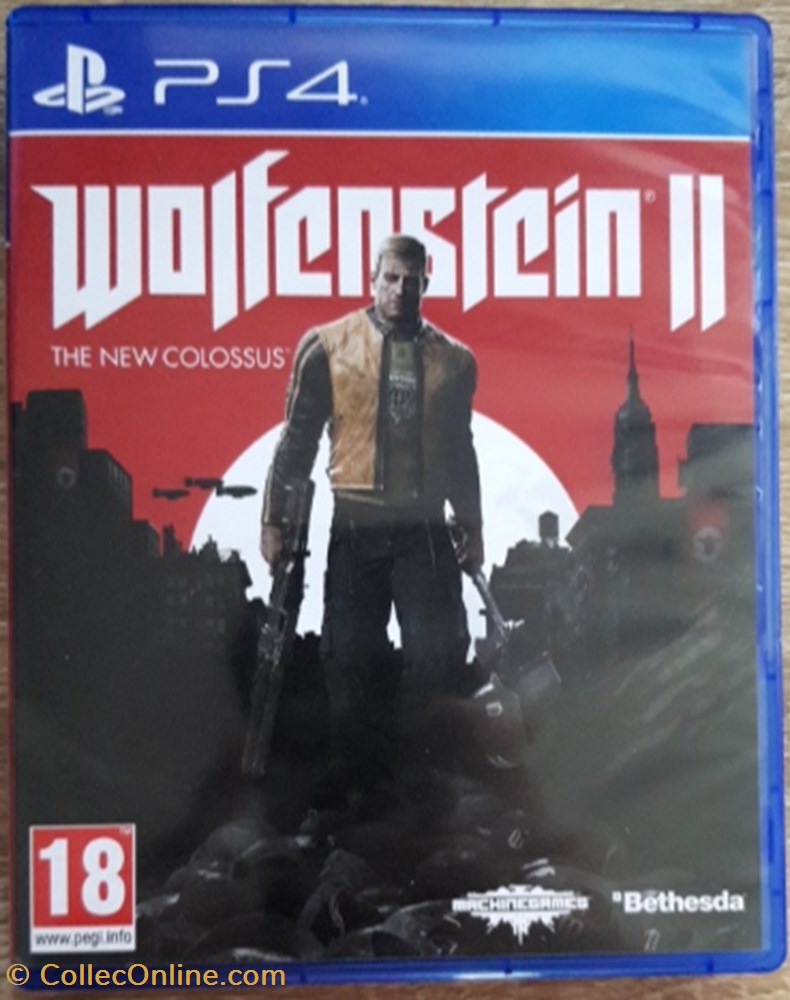 Jeu vidéo - PS4 - Wolfenstein II: The New Colossus jeux console jeu video ps4 wolfenstein ii the new colossus