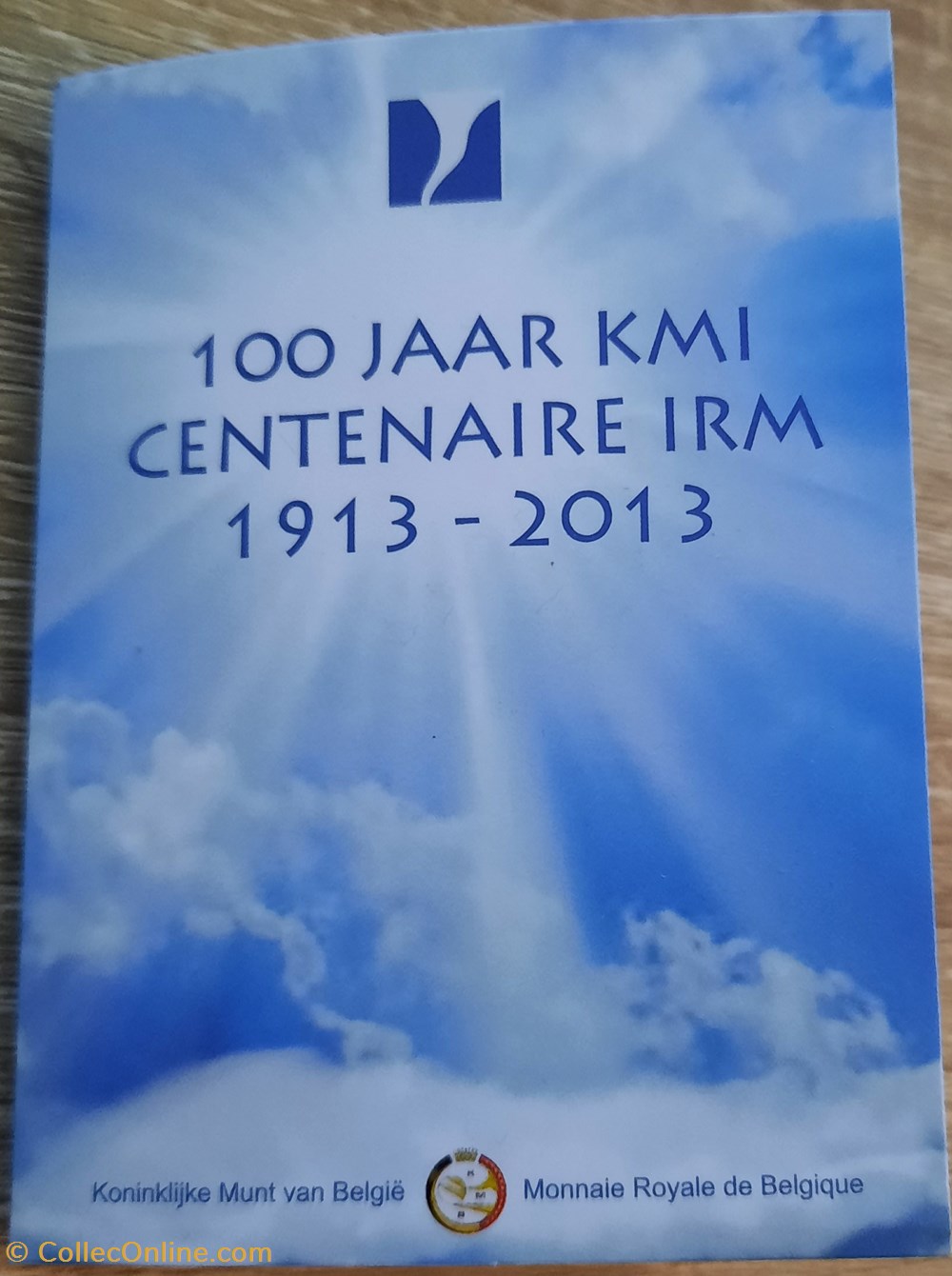 monnaies euros 2 belgique 2013 100 ans de institut royal meteorologique coincard bu