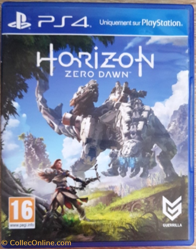 Jeu vidéo - PS4 - Horizon Zero Dawn jeux console jeu video ps4 horizon zero dawn
