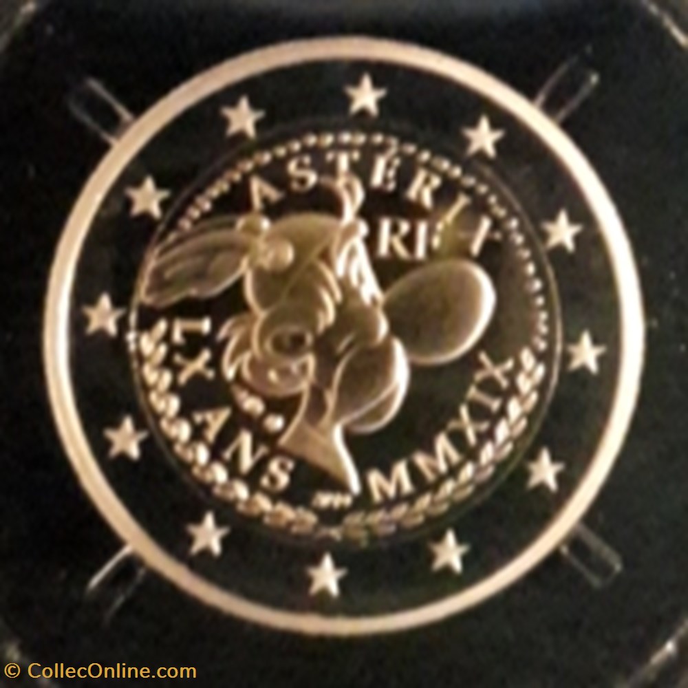 2€ France 2019 - 60e anniversaire d’Astérix - BE avec écrin 2 monnaie euro 2 france 2019 60e anniversaire d asterix be avec ecrin