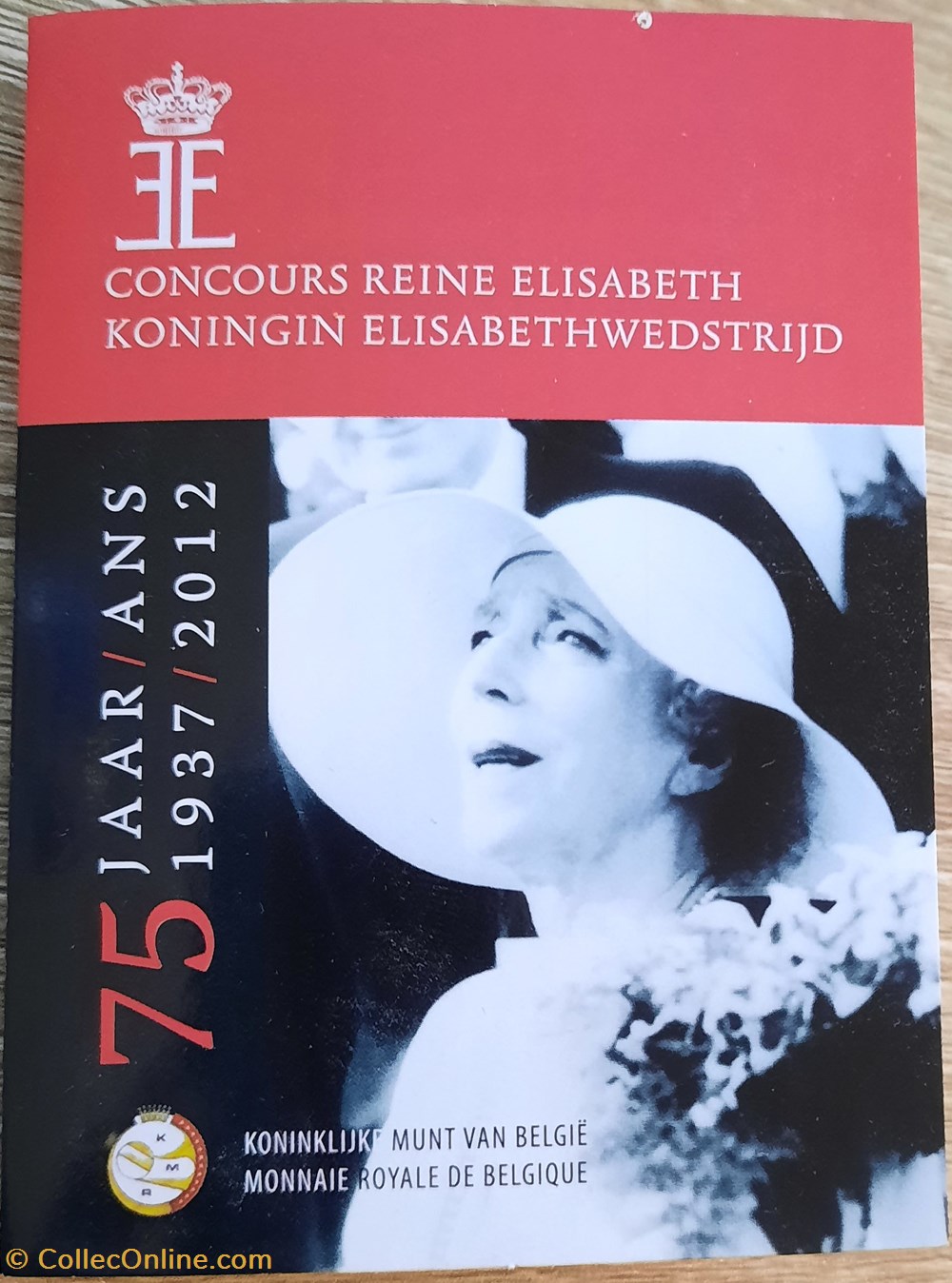 2€ Belgique 2012 - 75 ans du concours Reine Elisabeth - Coincard BU monnaies euros 2 belgique 2012 75 ans du concours reine elisabeth coincard bu