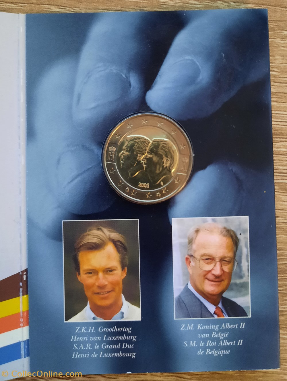 monnaies euros 2 belgique 2005 union economique belgo luxembourgeoise coincard bu