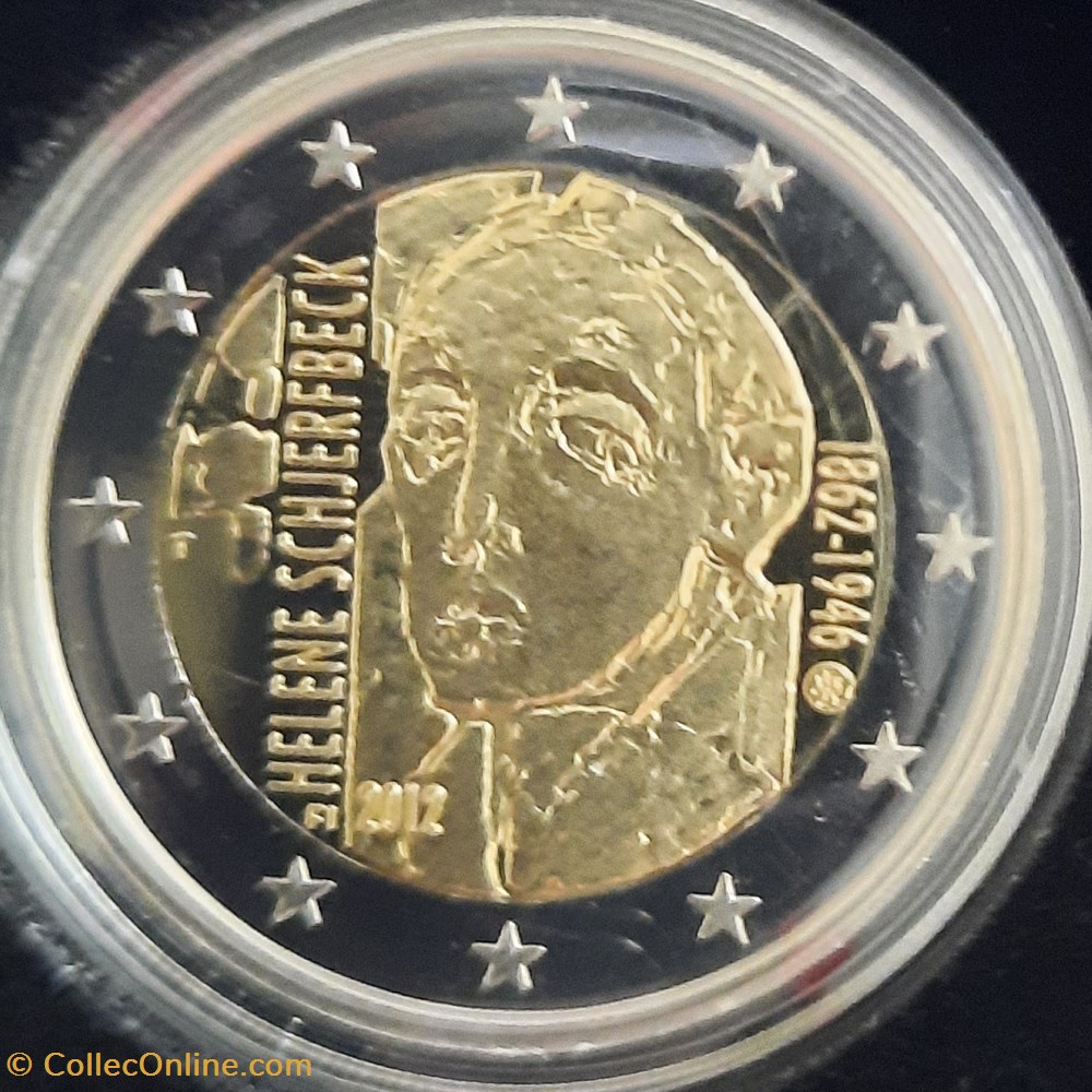2€ Finlande 2012 - 150e anniversaire de la naissance de l’artiste Helene Schjerfbeck - BE avec écrin monnaies euros 2 finlande 2012 150e anniversaire de la naissance de l artiste helene schjerfbeck be avec ecrin