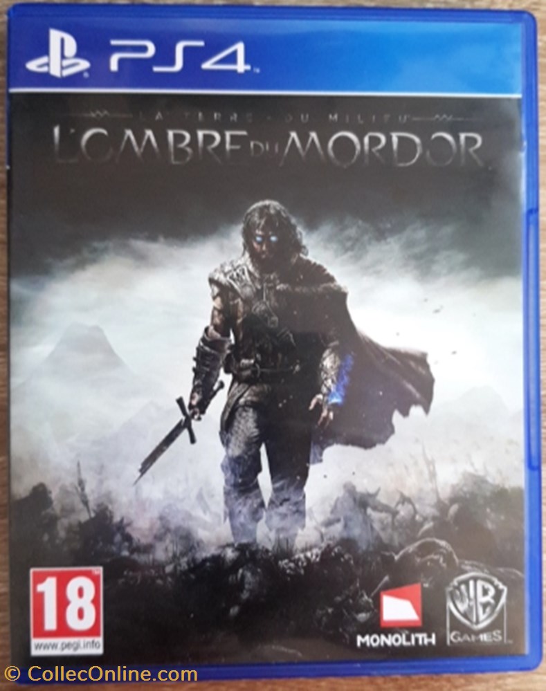 Jeu vidéo - PS4 - La Terre du Milieu : L'Ombre du Mordor jeux console jeu video ps4 la terre du milieu ombre du mordor