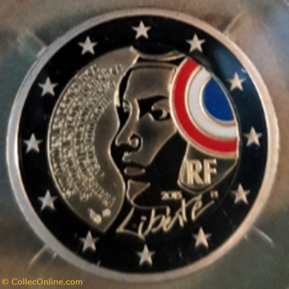 2€ France 2015 -225 ans de la Fête de la Fédération - BE avec écrin 2 monnaie euro 2 france 2015 225 ans de la fete de la federation be avec ecrin