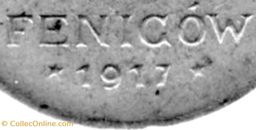 5 fenigów 1917 - 1 - old reverse coins world poland 5 fenigow 1917 1 old reverse