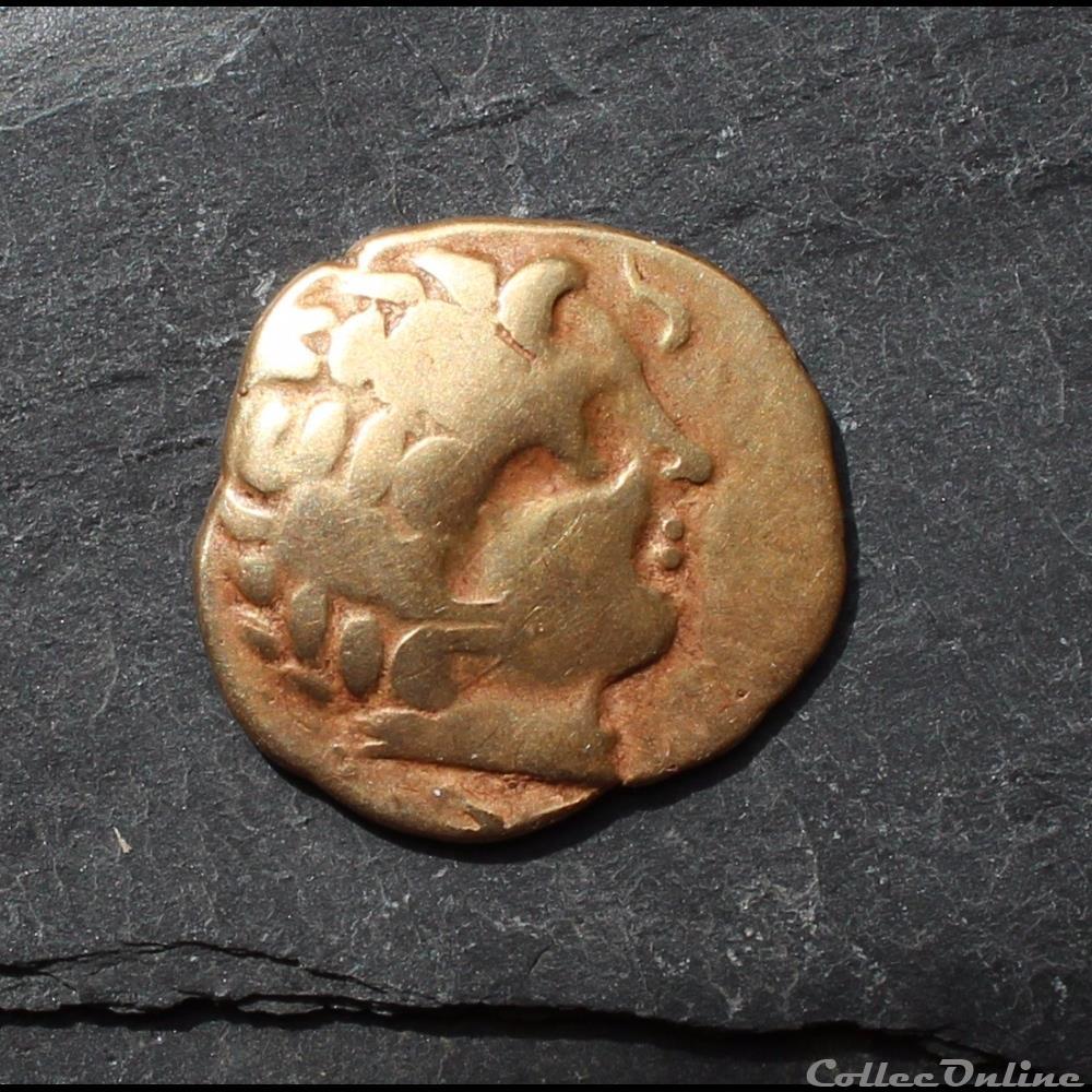 Statère Aulerques Cénomans monnaie antique gauloise statere aulerques cenomans