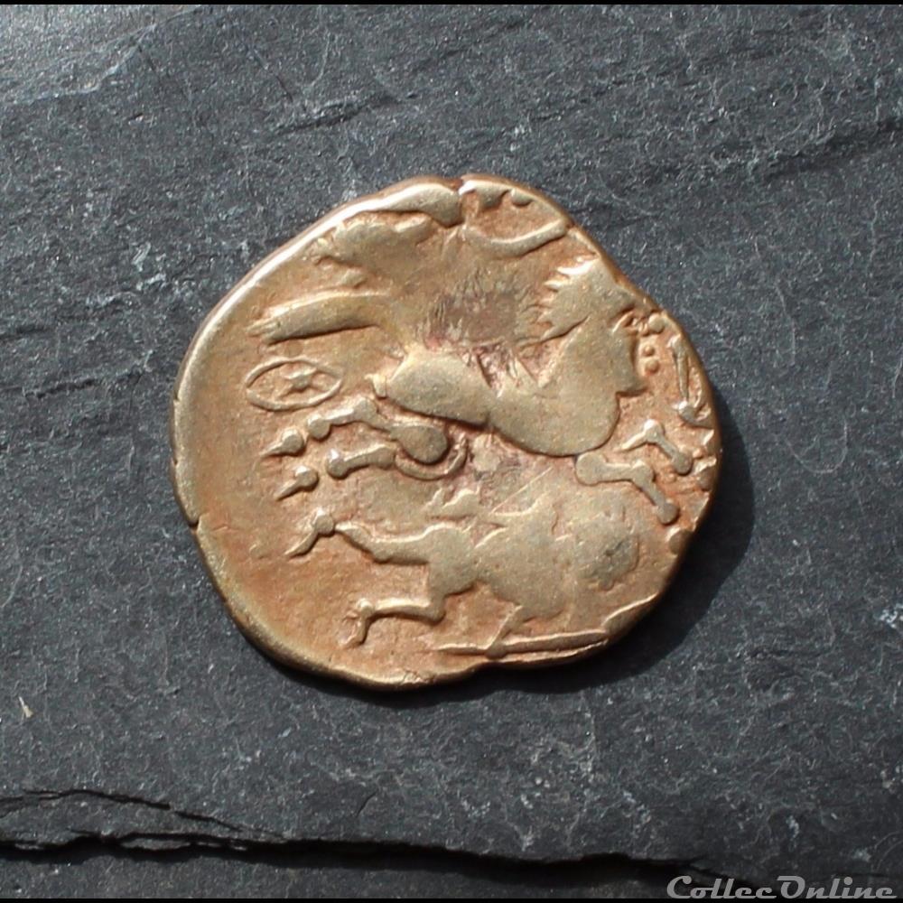 Statère Aulerques Cénomans monnaie antique gauloise statere aulerques cenomans