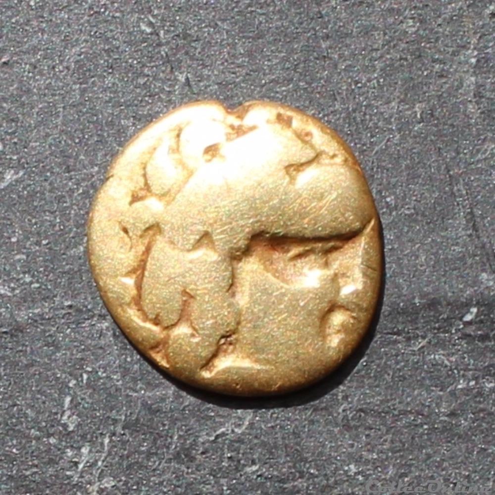 Quart de statère Aulerques Cénomans monnaie antique gauloise quart de statere aulerques cenomans