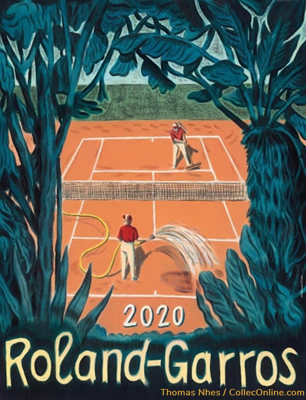 documents anciens affiches affiche roland garros 2020