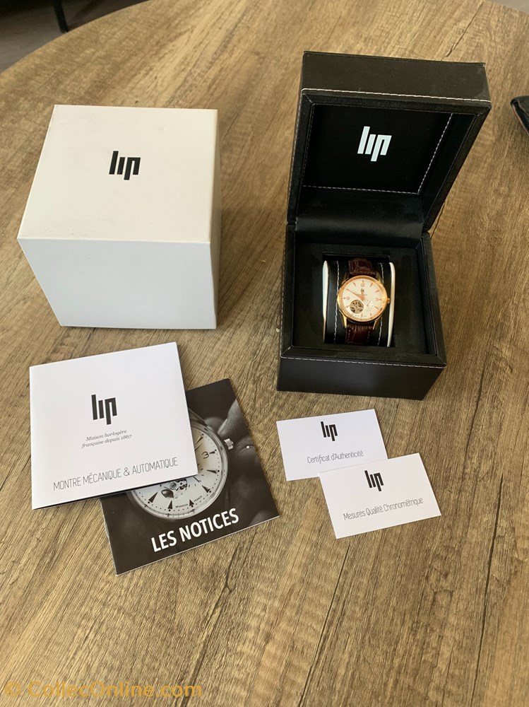 Montre Lip HIMALAYA 40 MM avec Coeur Battant 3 bijoux horlogerie montre lip himalaya 40 mm avec coeur battant