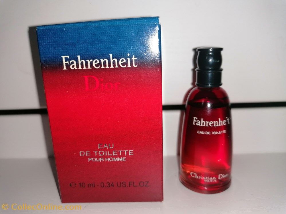 DIOR CHRISTIAN FAHRENHEIT parfums beaute miniatures dior christian fahrenheit