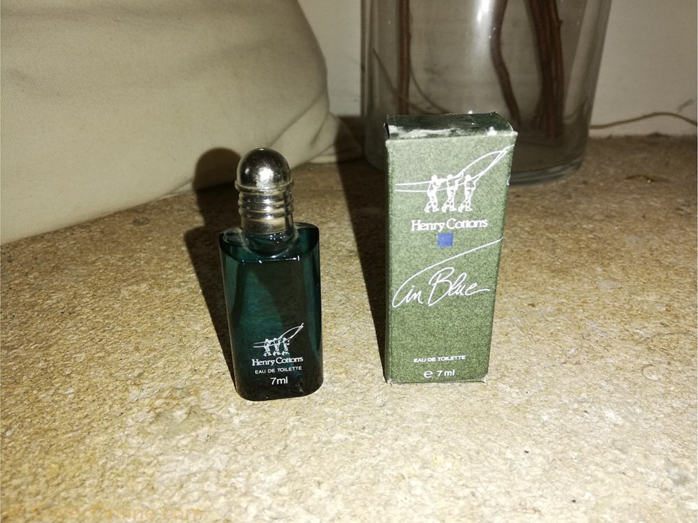 parfums beaute miniatures cottons henry in blue