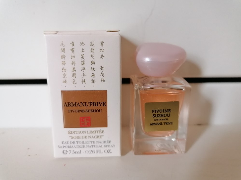 parfums beaute miniatures armani giorgio pivoine suzhou soie de nacre