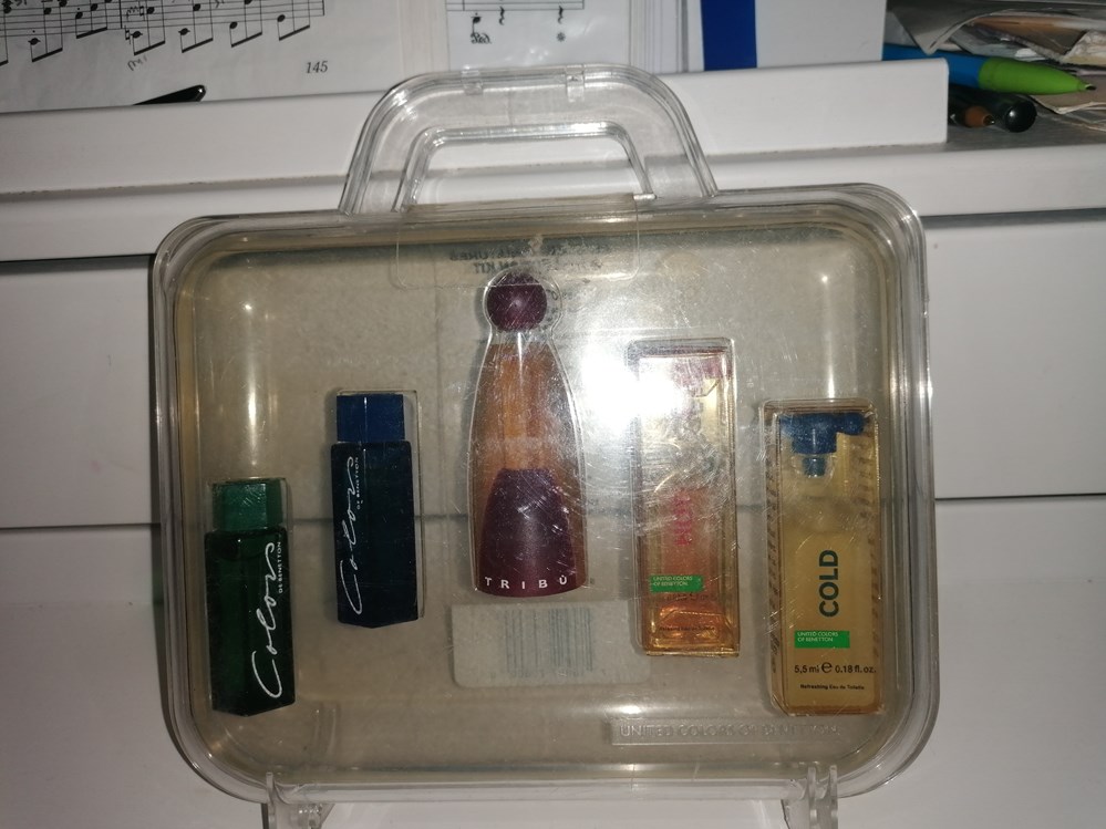 parfums beaute miniatures benetton coffret colors bleu
