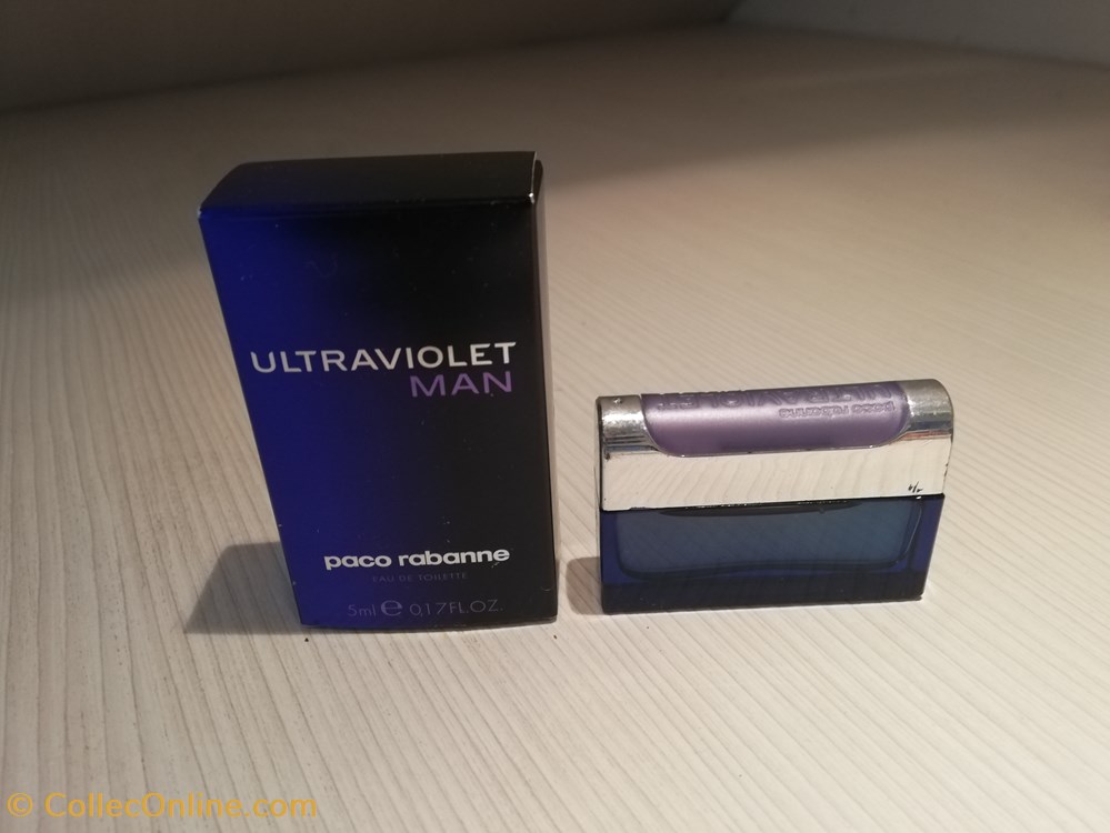 RABANNE PACO ULTRA VIOLET MAN parfums beaute miniatures rabanne paco ultra violet man