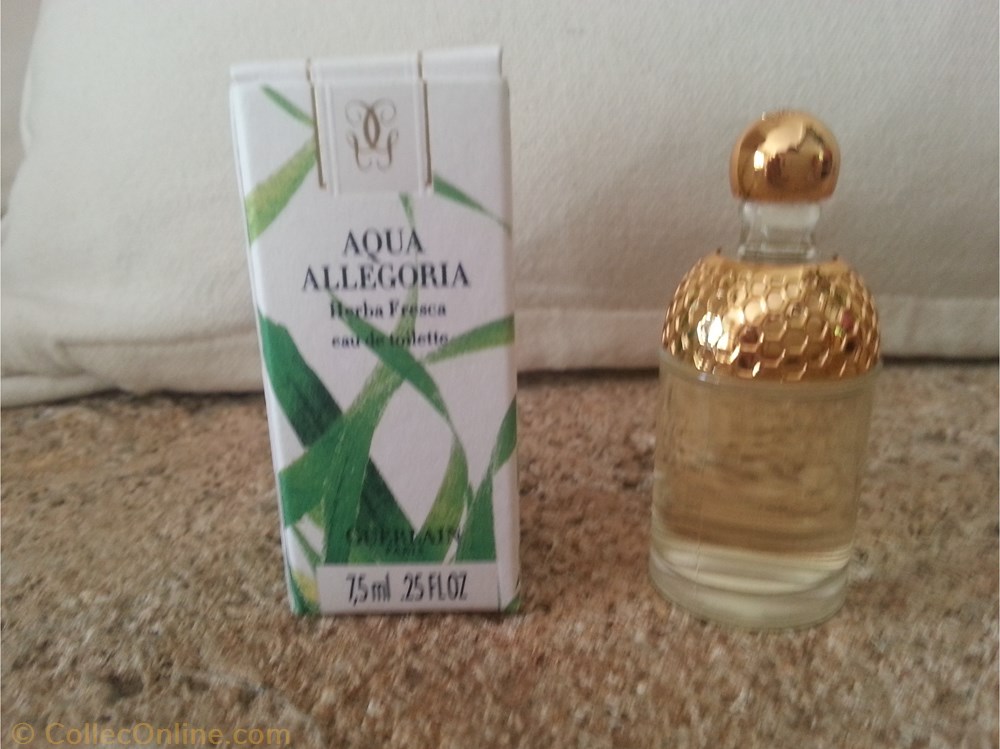 GUERLAIN AQUA ALLEGORIA HERBA FRESCA parfums beaute miniatures guerlain aqua allegoria herba fresca