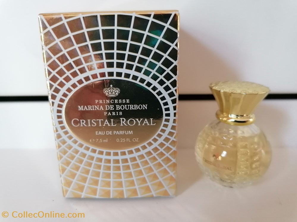 BOURBON MARINA DE CRISTAL ROYAL parfums beaute miniatures bourbon marina de cristal royal