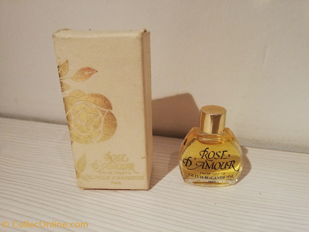 AMBOISE OLIVIER D' ROSE D'AMOUR parfums beaute miniatures amboise olivier rose amour