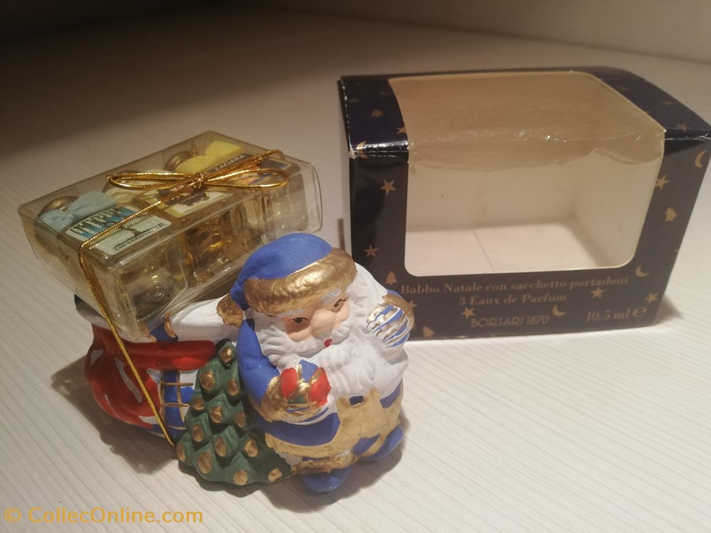 BORSARI PRESENTATION PERE NOEL ZAGARA parfums beaute miniatures borsari presentation pere noel zagara