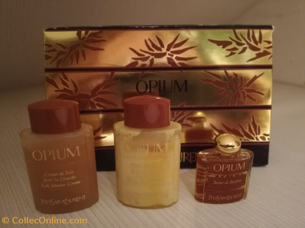 SAINT LAURENT YVES OPIUM SECRET DE PARFUM COFFRET parfums beaute miniatures saint laurent yves opium secret de parfum coffret
