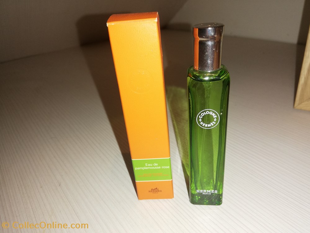 HERMES CONCENTRE DE PAMPLEMOUSSE ROSE parfums beaute miniatures hermes concentre de pamplemousse rose