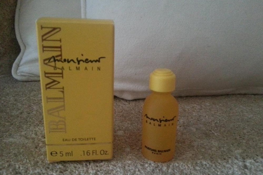 BALMAIN MONSIEUR parfums beaute miniatures balmain monsieur